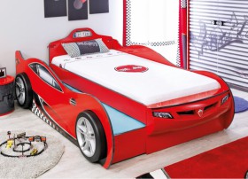 CARBED Кровать-машина Coupe с выдвижной кроватью Red 20.03.1306.00 в Кодинске - kodinsk.katalogmebeli.com | фото