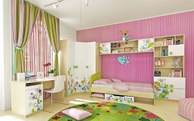 Детская комната Флёр (Белый/корпус Клен) в Кодинске - kodinsk.katalogmebeli.com | фото 4