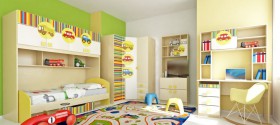 Детская комната Клаксон (Бежевый/корпус Клен) в Кодинске - kodinsk.katalogmebeli.com | фото 5