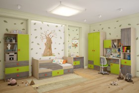 Детская комната Пуговка в Кодинске - kodinsk.katalogmebeli.com | фото
