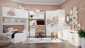 Детская комната Совушки (Белый/корпус Выбеленное дерево) в Кодинске - kodinsk.katalogmebeli.com | фото 2