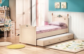 Кровать детская Балли 2-х уровневая (венге/белфорт) в Кодинске - kodinsk.katalogmebeli.com | фото 2