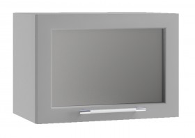 Гранд ВПГС 500 Шкаф верхний горизонтальный со стеклом Белый в Кодинске - kodinsk.katalogmebeli.com | фото