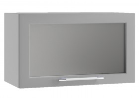Гранд ВПГС 600 Шкаф верхний горизонтальный со стеклом Белый в Кодинске - kodinsk.katalogmebeli.com | фото