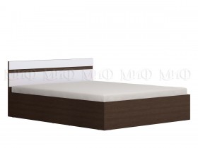 Ким кровать 1,4 (Венге/белый глянец) в Кодинске - kodinsk.katalogmebeli.com | фото
