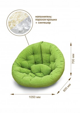 Кресло для отдыха "Форест" (велюр текстура лайм)/осн. в Кодинске - kodinsk.katalogmebeli.com | фото 8