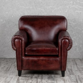 Кресло кожаное Элегант (Бордовый) в Кодинске - kodinsk.katalogmebeli.com | фото 7