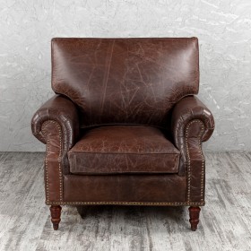 Кресло кожаное Лофт Аристократ (ширина 1100 мм) в Кодинске - kodinsk.katalogmebeli.com | фото 8