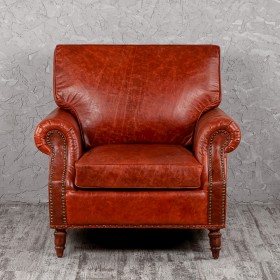 Кресло кожаное Лофт Аристократ (кожа буйвола) в Кодинске - kodinsk.katalogmebeli.com | фото 8