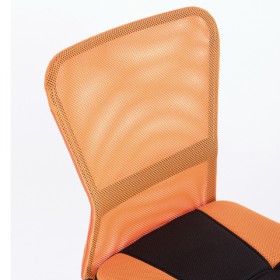 Кресло компактное BRABIX Smart MG-313 (черный, оранжевый) в Кодинске - kodinsk.katalogmebeli.com | фото 4