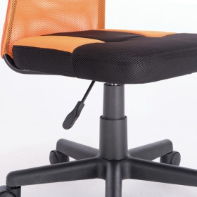 Кресло компактное BRABIX Smart MG-313 (черный, оранжевый) в Кодинске - kodinsk.katalogmebeli.com | фото 5