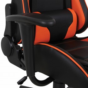 Кресло компьютерное BRABIX GT Racer GM-100 (черный, оранжевый) в Кодинске - kodinsk.katalogmebeli.com | фото 3