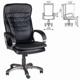 Кресло офисное BRABIX Omega EX-589 (черное) в Кодинске - kodinsk.katalogmebeli.com | фото