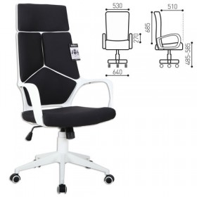 Кресло офисное BRABIX Prime EX-515 (черная ткань) в Кодинске - kodinsk.katalogmebeli.com | фото