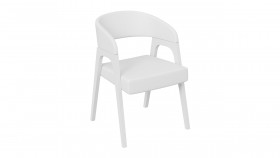 Кресло «Техас 1» (Белый матовый/Экокожа Белый №66) в Кодинске - kodinsk.katalogmebeli.com | фото 1