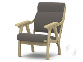 Кресло Вега-10 (бесцветный лак/ULTRA STONE) в Кодинске - kodinsk.katalogmebeli.com | фото 1