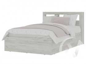 Кровать 1,2 МС Гранд (дуб крафт белый) в Кодинске - kodinsk.katalogmebeli.com | фото