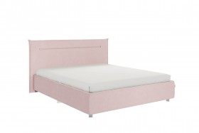 Кровать 1,6 Альба с основанием (Нежно-розовый велюр) в Кодинске - kodinsk.katalogmebeli.com | фото