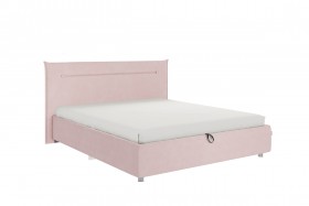 Кровать 1,6 Альба (Нежно-розовый велюр/под-мех) в Кодинске - kodinsk.katalogmebeli.com | фото