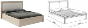 Кровать 1,6 Глэдис (М32) с подъемным механизмом в Кодинске - kodinsk.katalogmebeli.com | фото 2