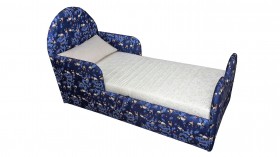 Кровать детская Соня (Печать Панда синий., 1 категория) в Кодинске - kodinsk.katalogmebeli.com | фото