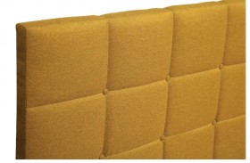 Кровать "Диана" ш. 1400 (Н=1010мм) (жаккард горчица) в Кодинске - kodinsk.katalogmebeli.com | фото 5