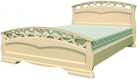 Кровать Грация-1 из массива сосны 1600*2000 Белый античный в Кодинске - kodinsk.katalogmebeli.com | фото 17