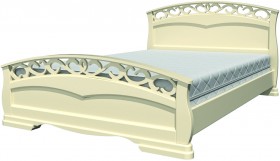 Кровать Грация-1 из массива сосны 1600*2000 Белый античный в Кодинске - kodinsk.katalogmebeli.com | фото 20