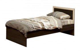 Кровать одинарная 21.55 (шир. 900) с настилом (венге/профиль дуб линдберг)/осн. в Кодинске - kodinsk.katalogmebeli.com | фото 1