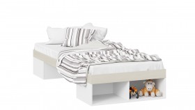 Кровать «Сканди»  Дуб Гарден/Белый в Кодинске - kodinsk.katalogmebeli.com | фото