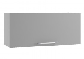 Лофт ПГ 800 шкаф верхний горизонтальный (Дуб бурый/корпус Серый) в Кодинске - kodinsk.katalogmebeli.com | фото