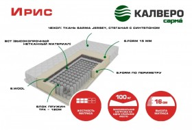 Матрас IRIS 1600*2000 в Кодинске - kodinsk.katalogmebeli.com | фото 1
