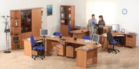 Мебель для персонала Альфа 61 Ольха в Кодинске - kodinsk.katalogmebeli.com | фото