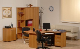 Мебель для персонала Рубин 42 Светлый миланский орех в Кодинске - kodinsk.katalogmebeli.com | фото 2