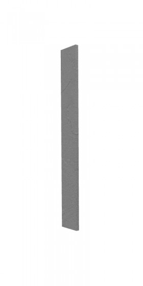 Панель торцевая (для шкафа верхнего торцевого высокого) ВПТ 400 Лофт (Штукатурка серая) в Кодинске - kodinsk.katalogmebeli.com | фото