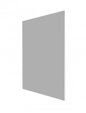 Панель торцевая С Ройс (для шкафов нижних) Белый софт в Кодинске - kodinsk.katalogmebeli.com | фото
