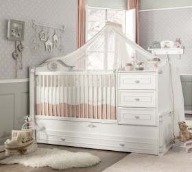 ROMANTIC BABY Детская кровать-трансформер 20.21.1015.00 в Кодинске - kodinsk.katalogmebeli.com | фото 2