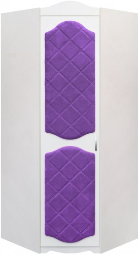 Шкаф угловой Иллюзия 32 Фиолетовый в Кодинске - kodinsk.katalogmebeli.com | фото 1
