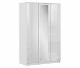 Шкаф 3-х дверный СБ-2493 Медея (Белый/Белый глянец) в Кодинске - kodinsk.katalogmebeli.com | фото