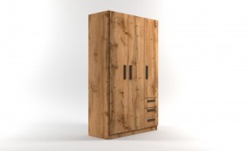 Шкаф 3-х створчатый с ящиками Шервуд (Дуб Вотан) в Кодинске - kodinsk.katalogmebeli.com | фото