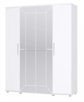 Шкаф 4х дверный Амели 1805 Белый в Кодинске - kodinsk.katalogmebeli.com | фото