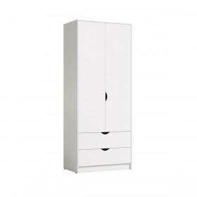 Шкаф для одежды 13.327 Уна (Белый) в Кодинске - kodinsk.katalogmebeli.com | фото 1