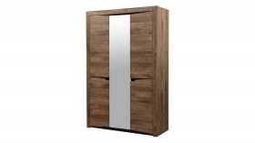 Шкаф для одежды "Лючия" (3-х дв.) (кейптаун/зеркало) в Кодинске - kodinsk.katalogmebeli.com | фото 1
