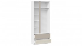 Шкаф для одежды комбинированный «Сканди» Дуб Гарден/Белый/Глиняный серый в Кодинске - kodinsk.katalogmebeli.com | фото 5