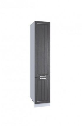Шкаф пенал 400, ШП 400 Н (Клен серый/корпус белый) в Кодинске - kodinsk.katalogmebeli.com | фото