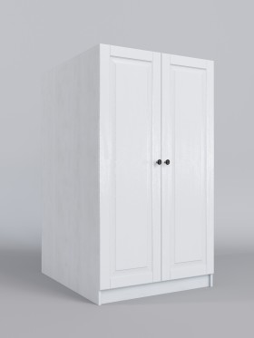 Шкаф под кровать второго яруса Классика (Белый/корпус Выбеленное дерево) в Кодинске - kodinsk.katalogmebeli.com | фото 1
