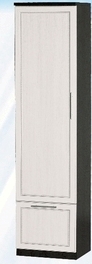 Шкаф средний с ящиком ДЛЯ ГОСТИНОЙ ШСЯ-450 Венге/Дуб выбеленный в Кодинске - kodinsk.katalogmebeli.com | фото 1