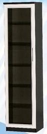 Шкаф средний со стеклодверью ДЛЯ ГОСТИНОЙ ШСС-450 Венге/Дуб выбеленный в Кодинске - kodinsk.katalogmebeli.com | фото