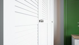 Шкаф угловой с 1-ой дверью с зеркалом «Ривьера» (Белый) в Кодинске - kodinsk.katalogmebeli.com | фото 8