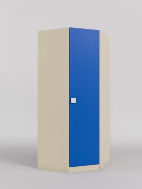 Шкаф угловой (угловая секция) Скай (Синий/корпус Клен) в Кодинске - kodinsk.katalogmebeli.com | фото